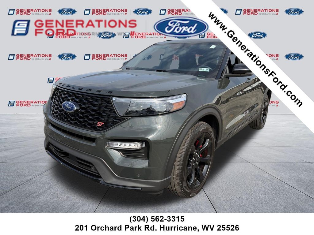 2024 Ford Explorer ST Green Metallic at Generations Ford Hurricane WV