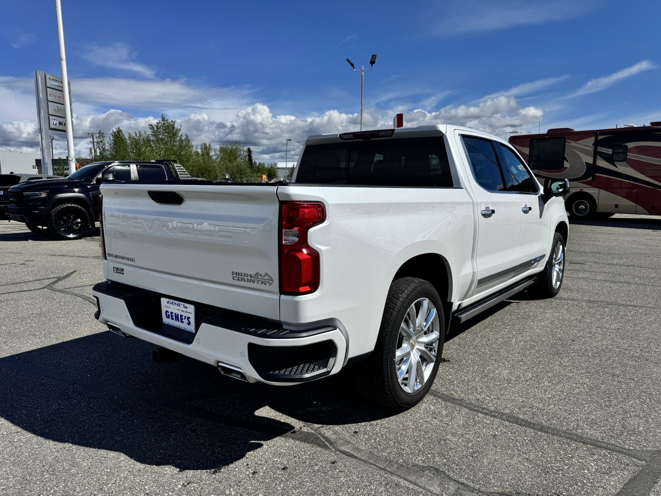Certified 2024 Chevrolet Silverado 1500 High Country with VIN 1GCUDJE84RZ271422 for sale in Fairbanks, AK