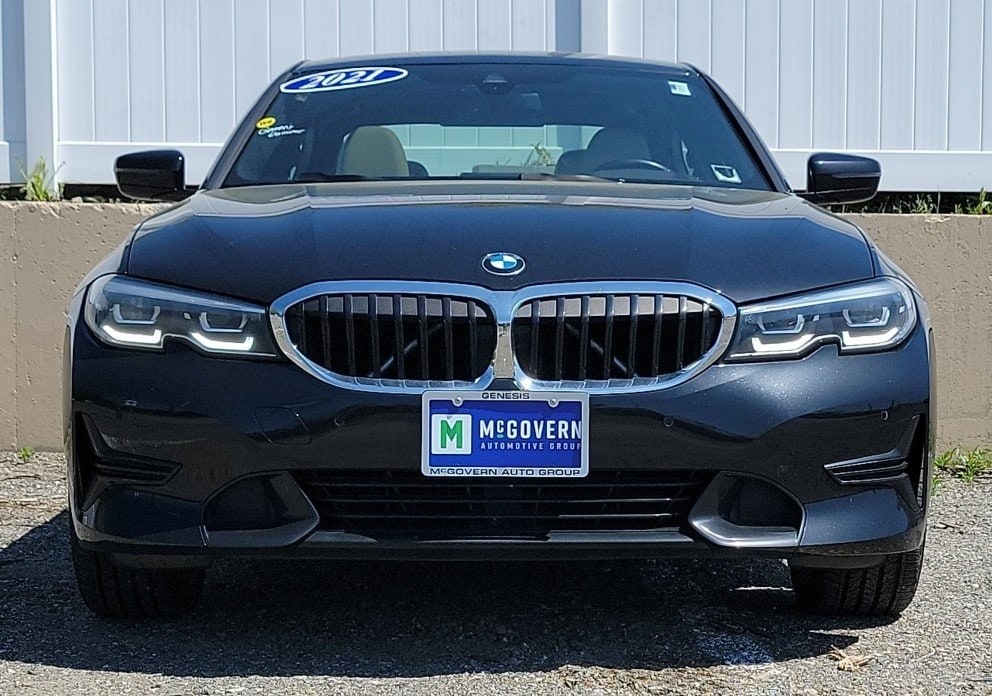 Certified 2021 BMW 3 Series 330i with VIN 3MW5R7J06M8C02899 for sale in Newton, MA