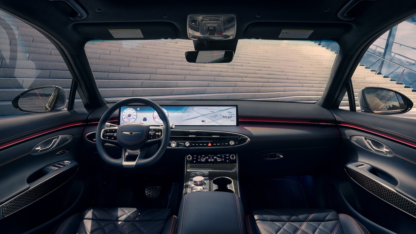  Genesis GV70 interior and technology