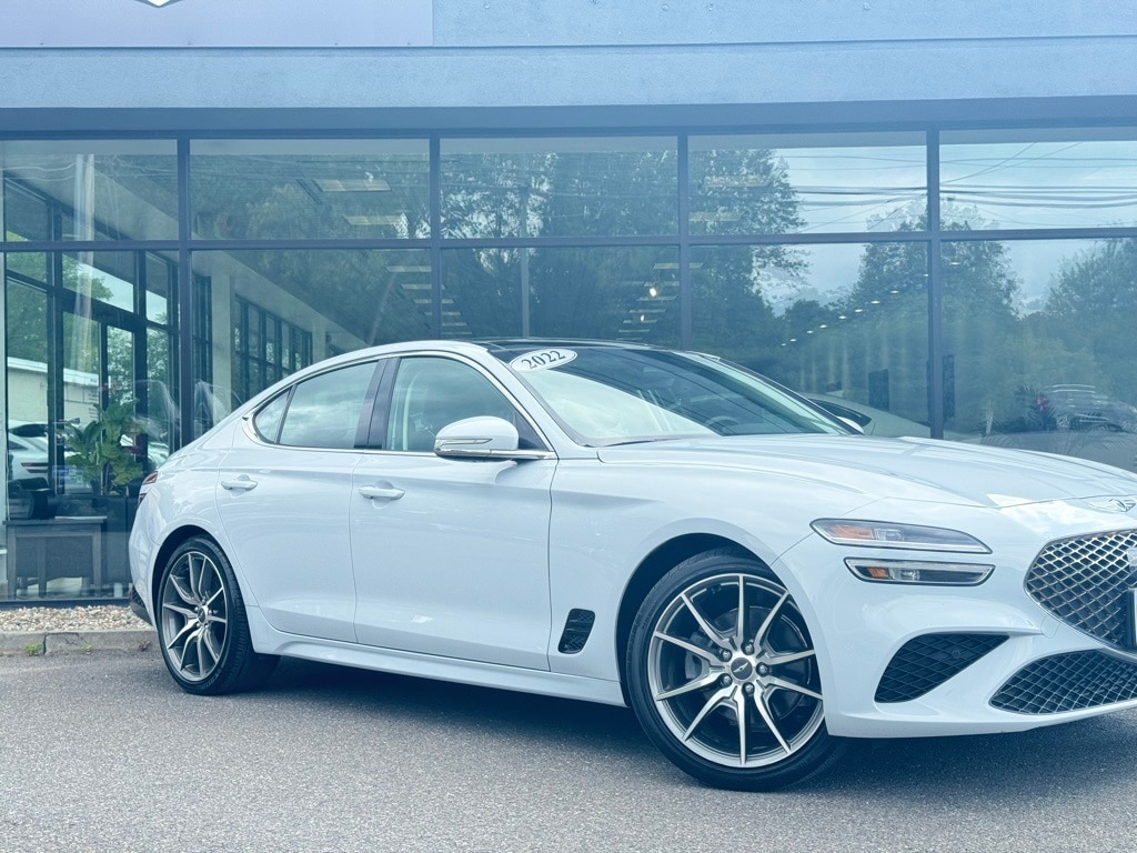 Certified 2022 GENESIS G70 Standard with VIN KMTG34TA2NU086480 for sale in Albany, NY