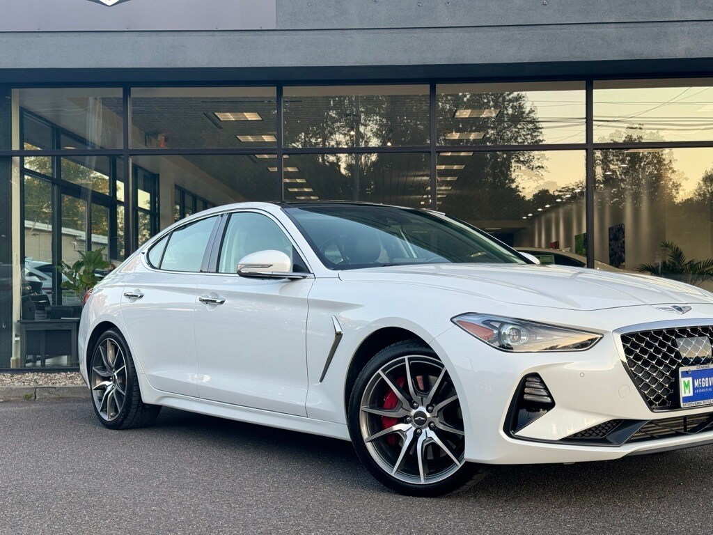 Used 2021 GENESIS G70 Standard with VIN KMTG74LE2MU074321 for sale in Albany, NY