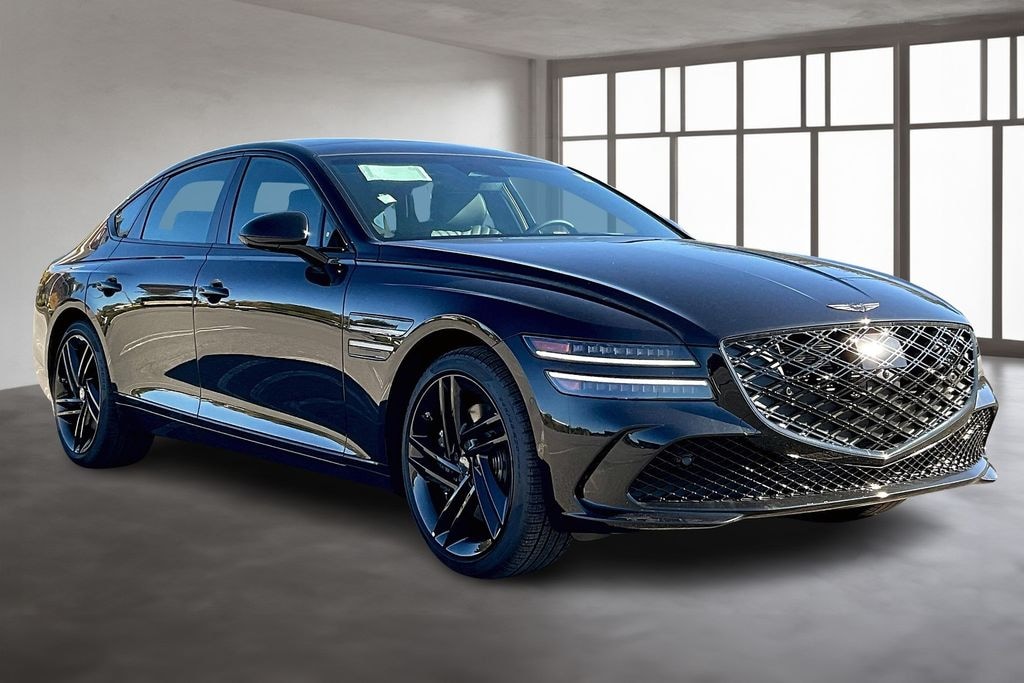 New 2026 Genesis G80 3.5T Prestige Black Sedan