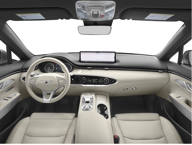 Genesis Electrified GV70 dashboard view