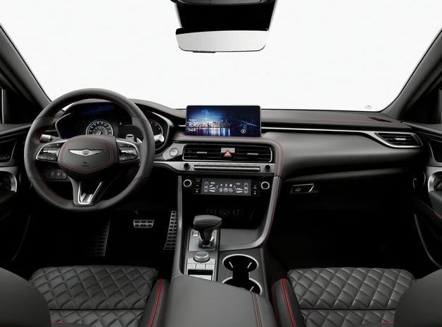  Genesis G70 dashboard view