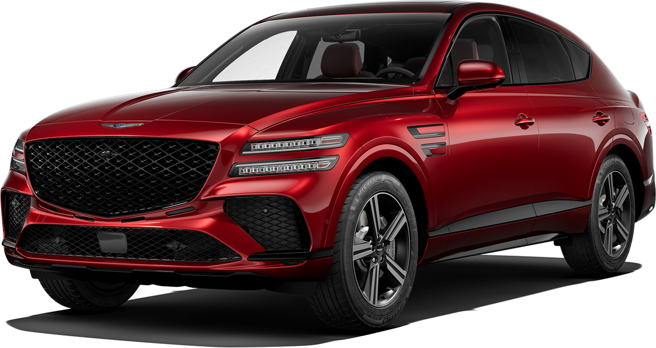 Red Genesis GV80 Coupe