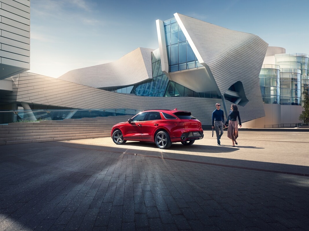 Couple with 2026 Genesis GV70