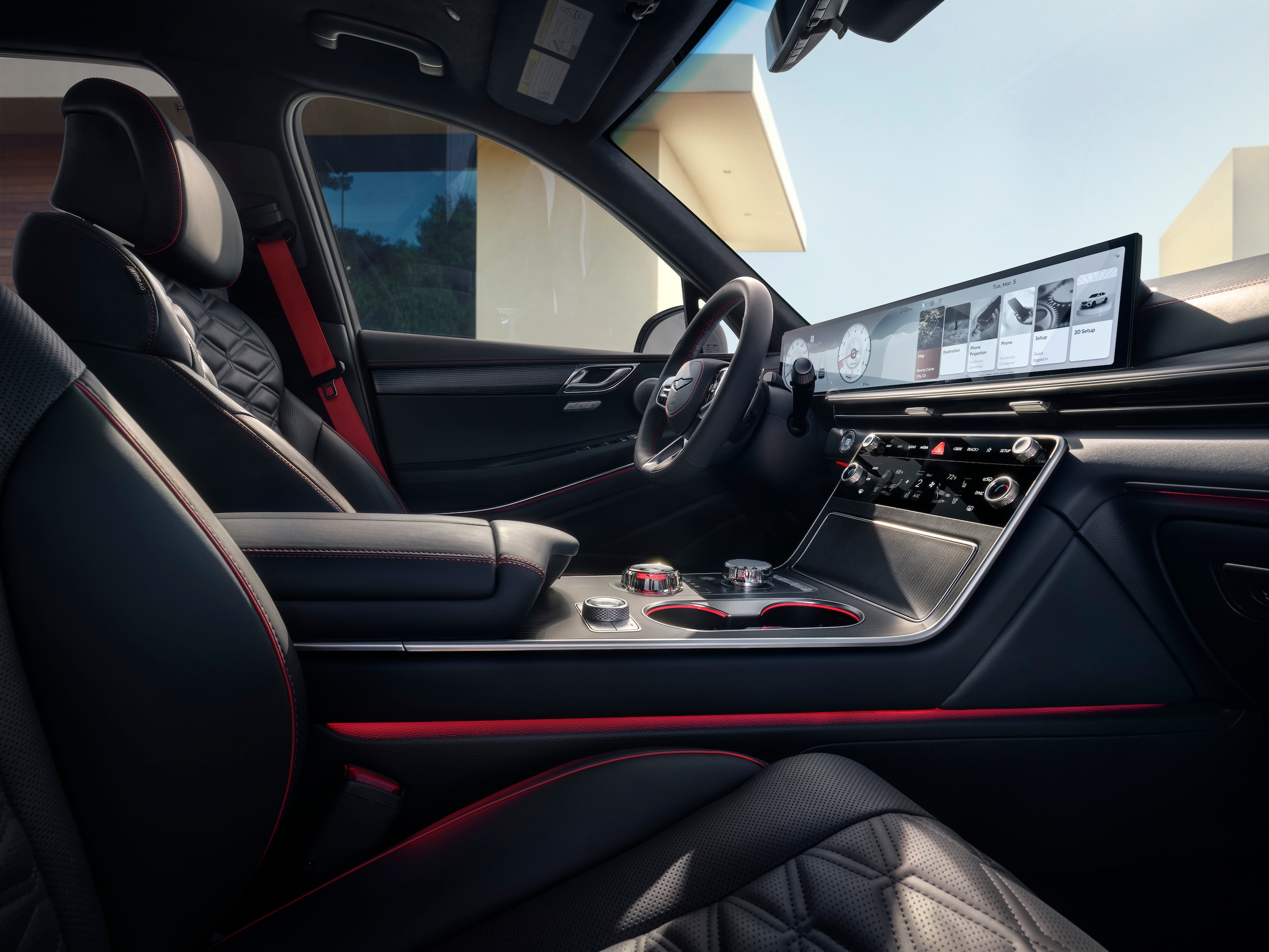 Genesis GV80 Coupe interior and technology