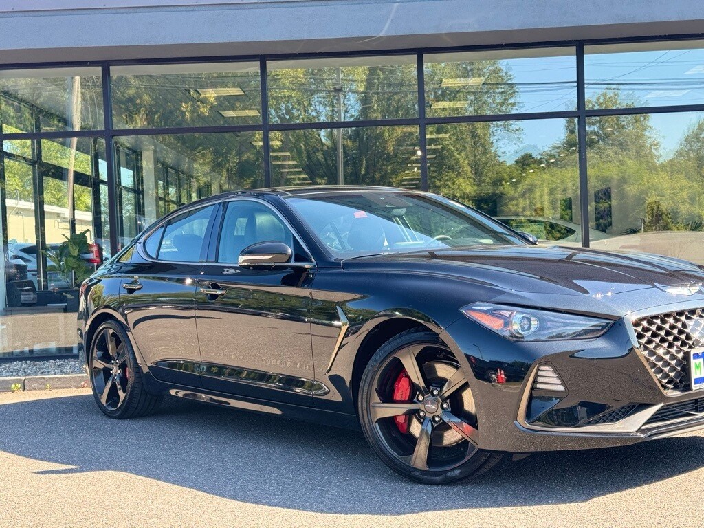 Certified 2021 GENESIS G70 Standard with VIN KMTG34LE3MU076655 for sale in Albany, NY