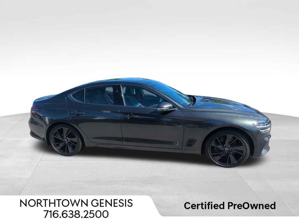 Certified 2023 GENESIS G70 Standard with VIN KMTG34TA3PU130585 for sale in Amherst, NY