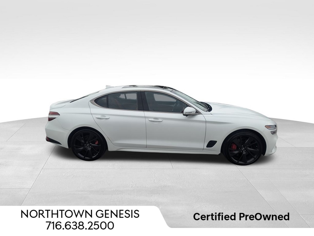 Certified 2023 GENESIS G70 Standard with VIN KMTG54TE1PU117685 for sale in Amherst, NY