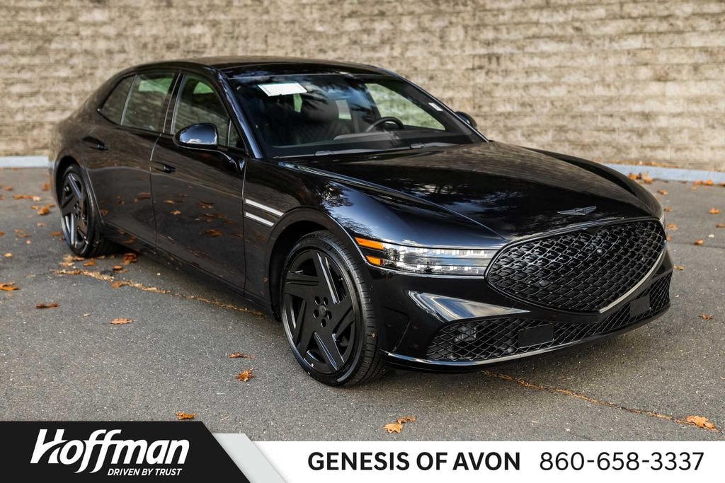 New 2026 Genesis G90 3.5T E-SC Mhev Prestige Black Sedan