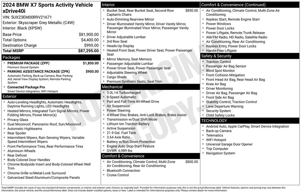 2024 BMW X7 40i - Photo 32