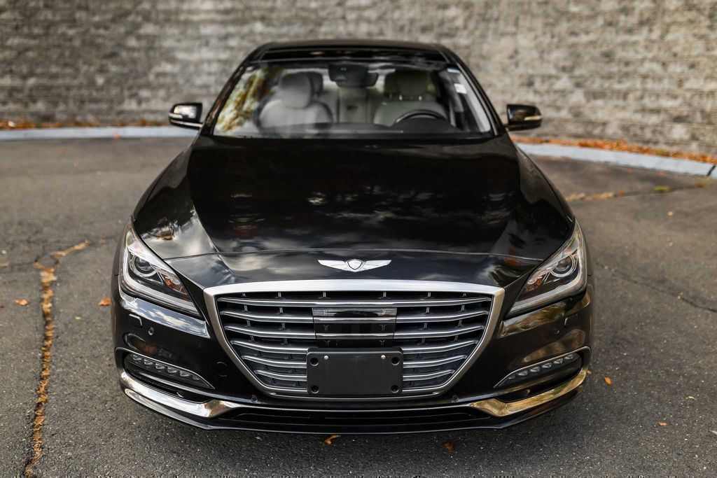 Used 2018 GENESIS G80 Base with VIN KMHGN4JE6JU250799 for sale in Simsbury, CT
