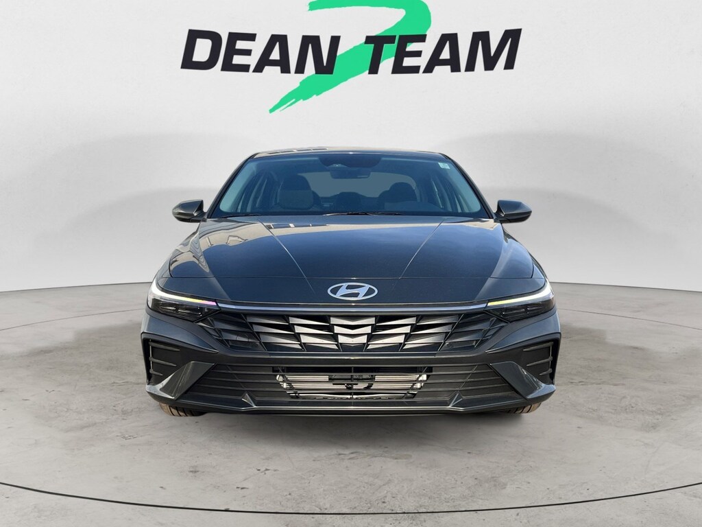 New 2026 Hyundai Elantra Hybrid Blue Sedan