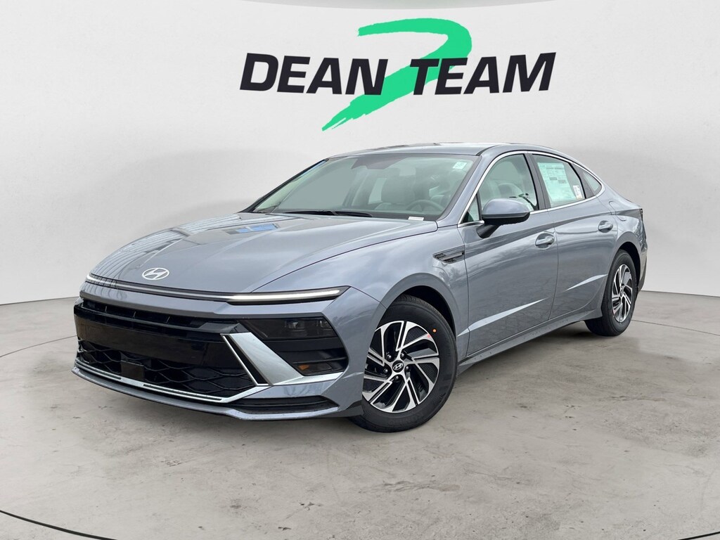 New 2026 Hyundai Sonata Hybrid Blue Sedan