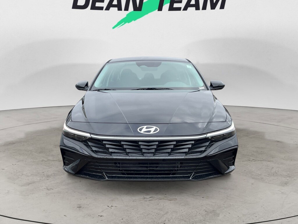 New 2026 Hyundai Elantra Hybrid Blue Sedan