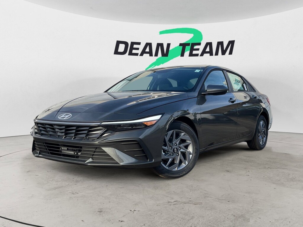 New 2026 Hyundai Elantra Hybrid Blue Sedan