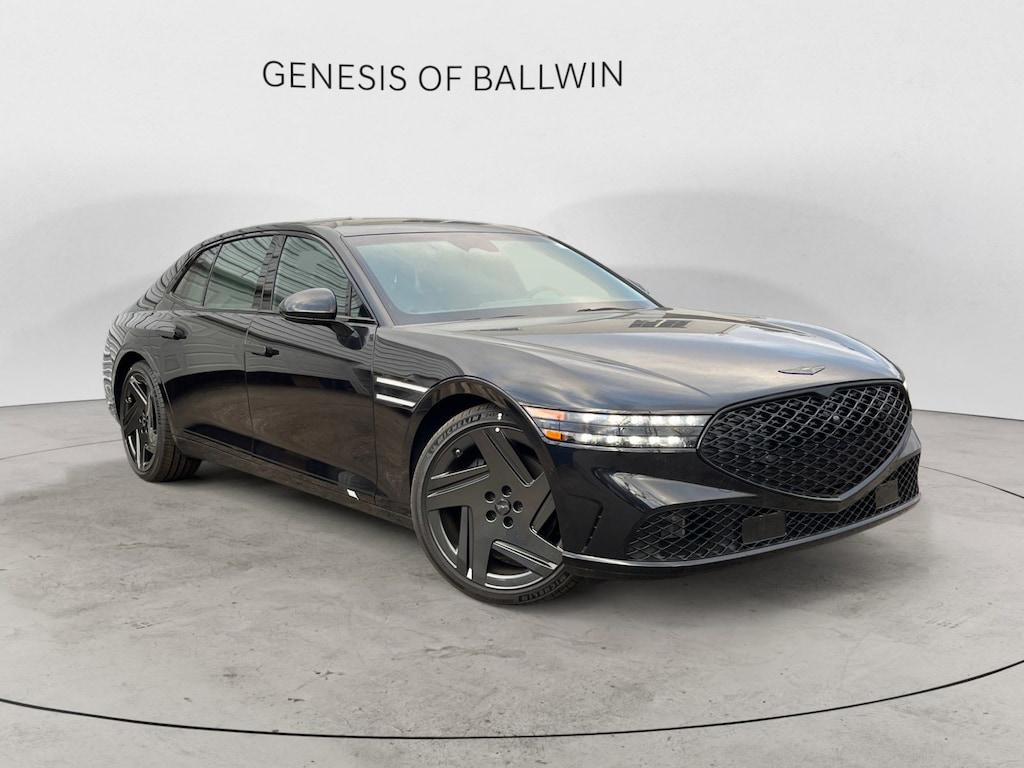 New 2026 Genesis G90 3.5T E-SC Mhev Prestige Black Sedan
