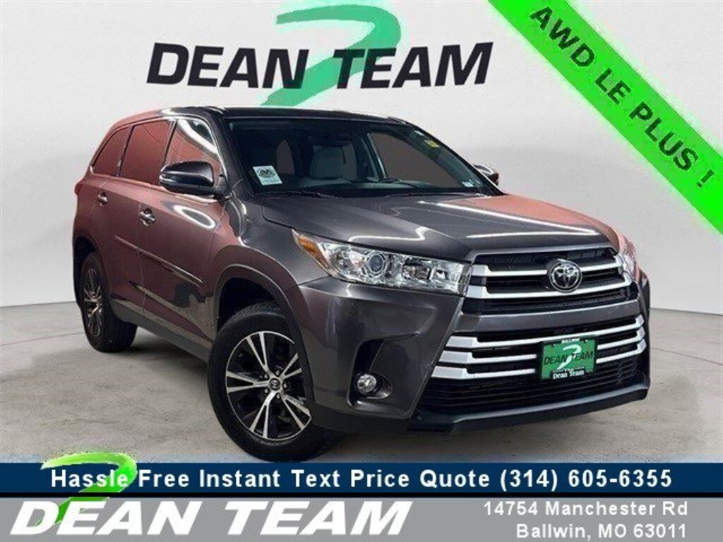 Used 2019 Toyota Highlander LE Plus V6 SUV