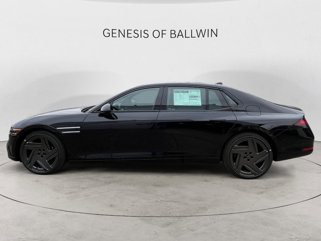 New 2026 Genesis G90 3.5T E-SC Mhev Prestige Black Sedan
