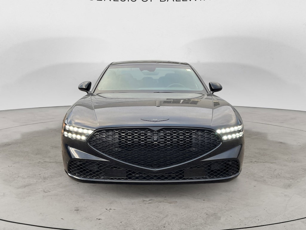 New 2026 Genesis G90 3.5T E-SC Mhev Prestige Black Sedan
