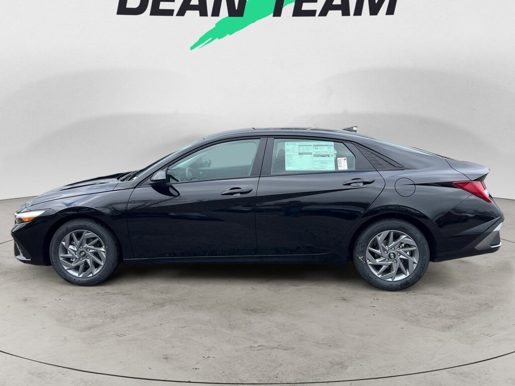 New 2026 Hyundai Elantra Hybrid Blue Sedan