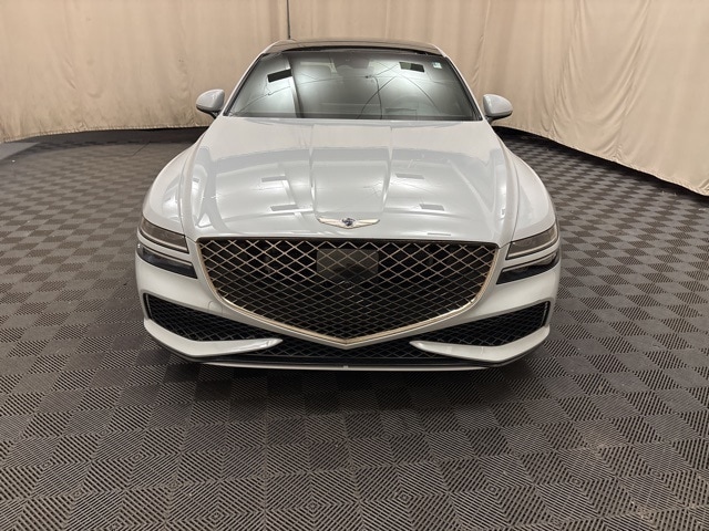 Certified 2022 GENESIS G80 SPORT with VIN KMTGB4SD3NU113507 for sale in Bedford, OH