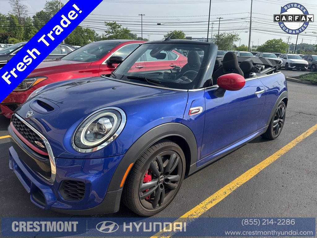 Used 2020 MINI Convertible John Cooper Works with VIN WMWWJ9C0XL3L77233 for sale in Brunswick, OH