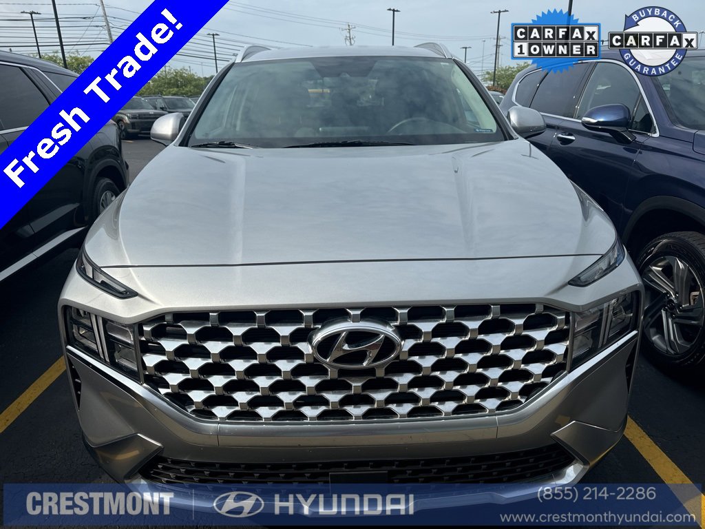 Certified 2022 Hyundai Santa Fe SEL with VIN 5NMS2DAJ8NH402843 for sale in Brunswick, OH