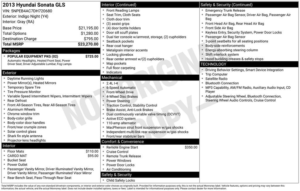 2013 Hyundai Sonata GLS - Photo 28