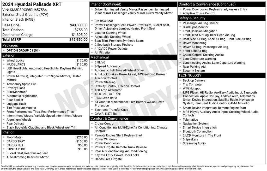 2024 Hyundai Palisade XRT - Photo 43