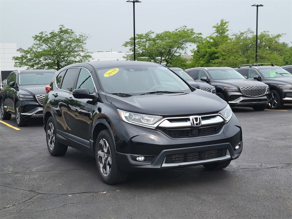 Used 2018 Honda CR-V EX with VIN 7FARW2H51JE102495 for sale in Brunswick, OH