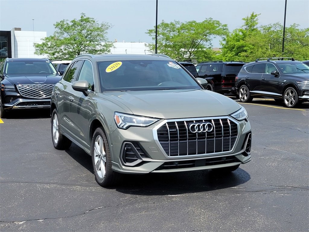 Used 2020 Audi Q3 S Line Prestige with VIN WA1FECF34L1028231 for sale in Brunswick, OH