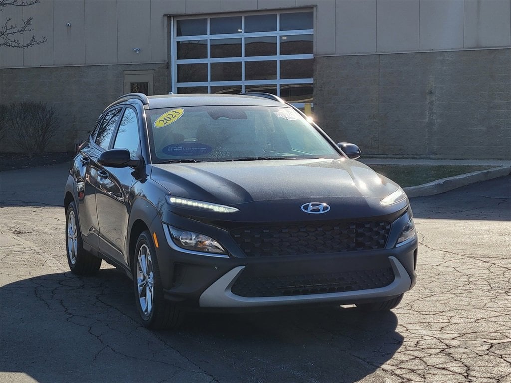 Certified 2023 Hyundai Kona SEL with VIN KM8K62AB6PU058891 for sale in Brunswick, OH