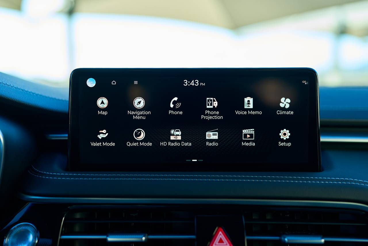 2027 Genesis G70 12.3-Inch 3D Digital Gauge Cluster