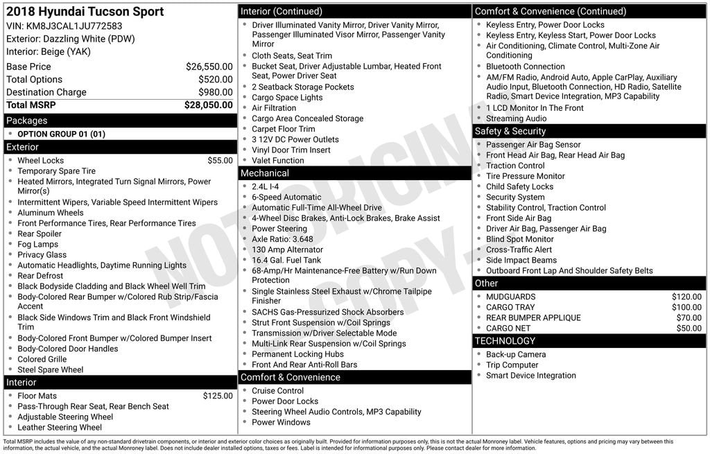 2018 Hyundai Tucson Sport - Photo 43