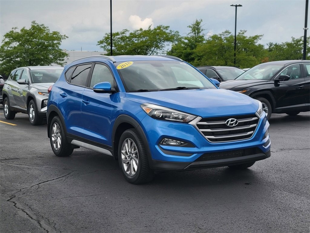 Used 2018 Hyundai Tucson SEL with VIN KM8J33A41JU621705 for sale in Brunswick, OH