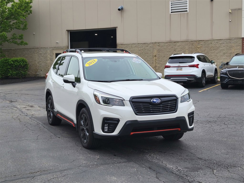 Used 2021 Subaru Forester Sport with VIN JF2SKARC0MH514994 for sale in Brunswick, OH