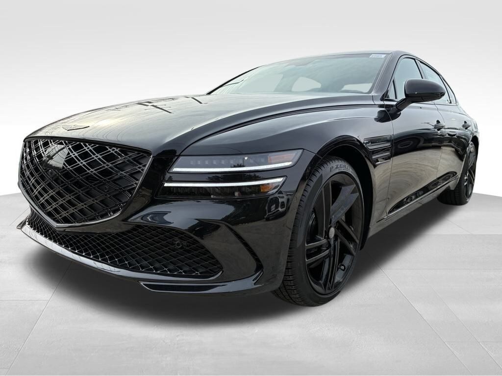 New 2026 Genesis G80 3.5T Prestige Black Sedan