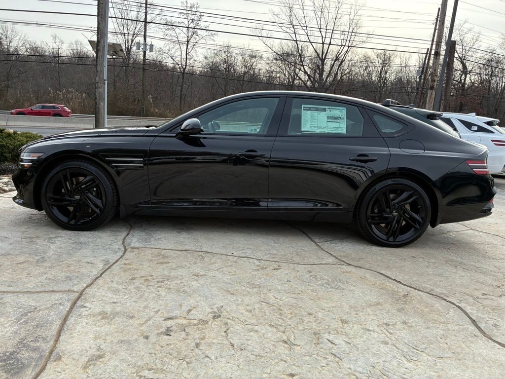 New 2026 Genesis G80 3.5T Prestige Black Sedan
