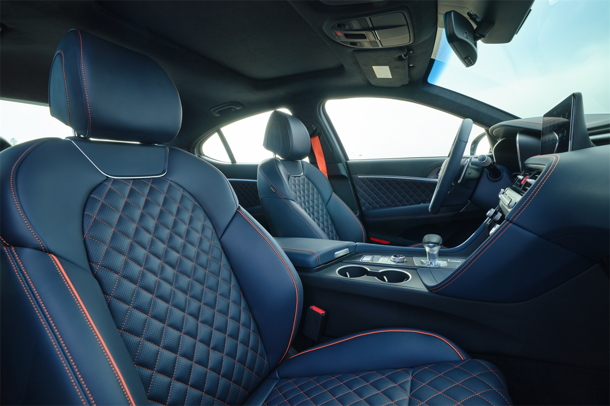 2026 Genesis G70 interior dashboard.
