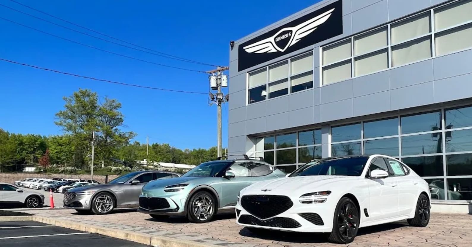 Genesis of Brunswick dealership store front.