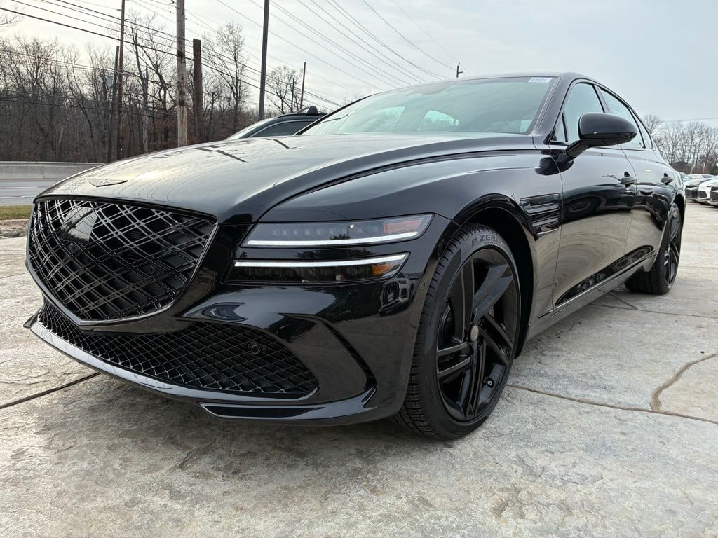 New 2026 Genesis G80 3.5T Prestige Black Sedan