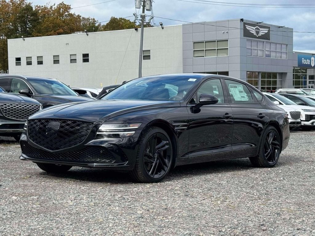 New 2026 Genesis G80 3.5T Prestige Black Sedan