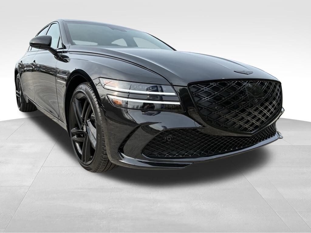 New 2026 Genesis G80 3.5T Prestige Black Sedan