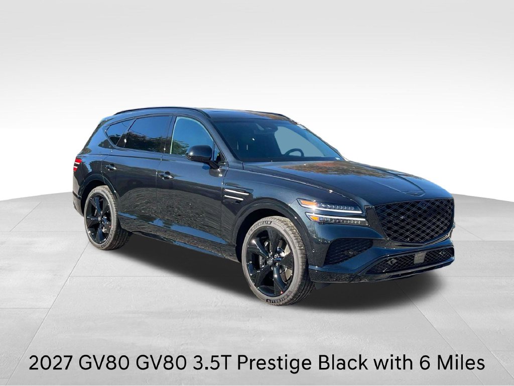 New 2027 Genesis GV80 3.5T Prestige Black SUV