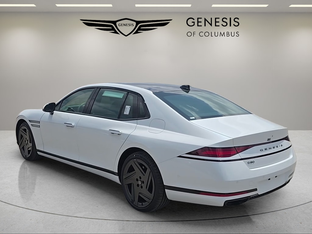 New 2026 Genesis G90 3.5T E-SC Mhev Prestige Black Sedan