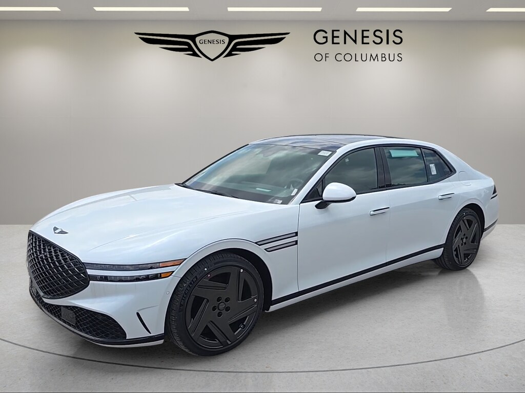 New 2026 Genesis G90 3.5T E-SC Mhev Prestige Black Sedan