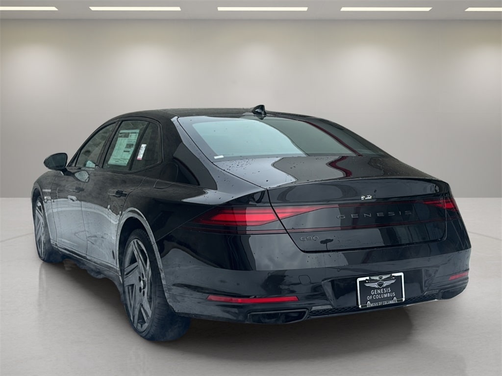New 2026 Genesis G90 3.5T E-SC Mhev Prestige Black Sedan